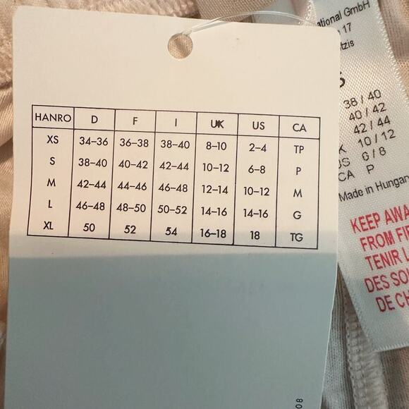 Hanro Mae Pajama Set Cami Short Size Small Bonbon - Picture 12 of 12